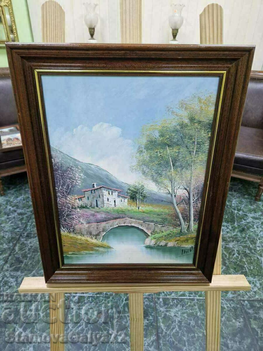 Παράδοση Μια υπέροχη αντίκα βελγική ελαιογραφία Παράδοση Μια υπέροχη αντίκα βελγική ελαιογραφία