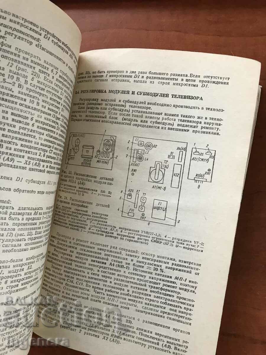 TELEVISION REPAIR BOOK-1987 with price 6.00 BGN | € 3.07 TELEVISION REPAIR BOOK-1987 with price 6.00 BGN | € 3.07