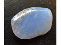 Pietre minerale frumos albastru Calcedony specimen natural