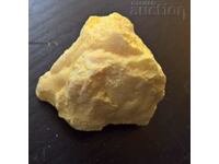 Mineral stone Sulfur natural specimen