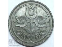 Țările de Jos 10 cenți 1941 zinc - destul de rar
