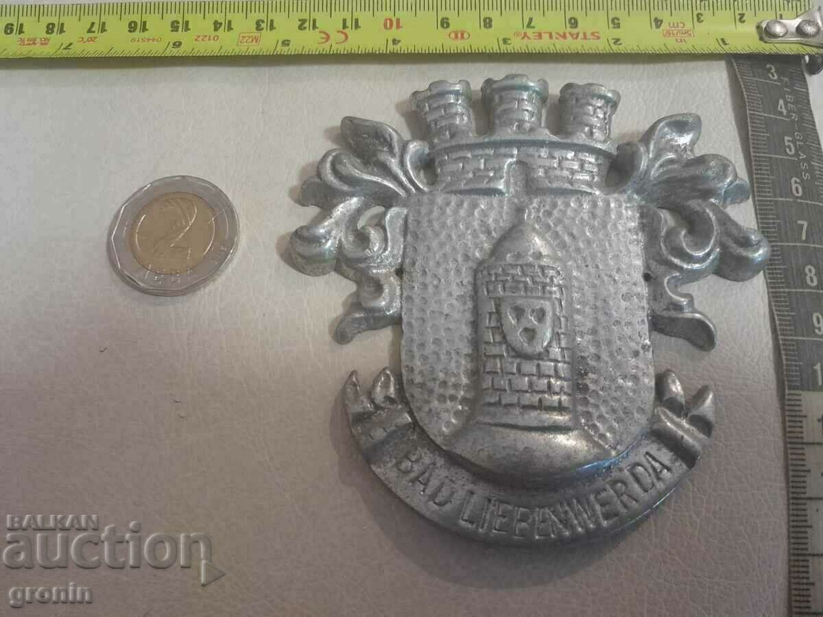 Old coat of arms, fortress, tsam, pewter - 5 Old coat of arms, fortress, tsam, pewter - 5