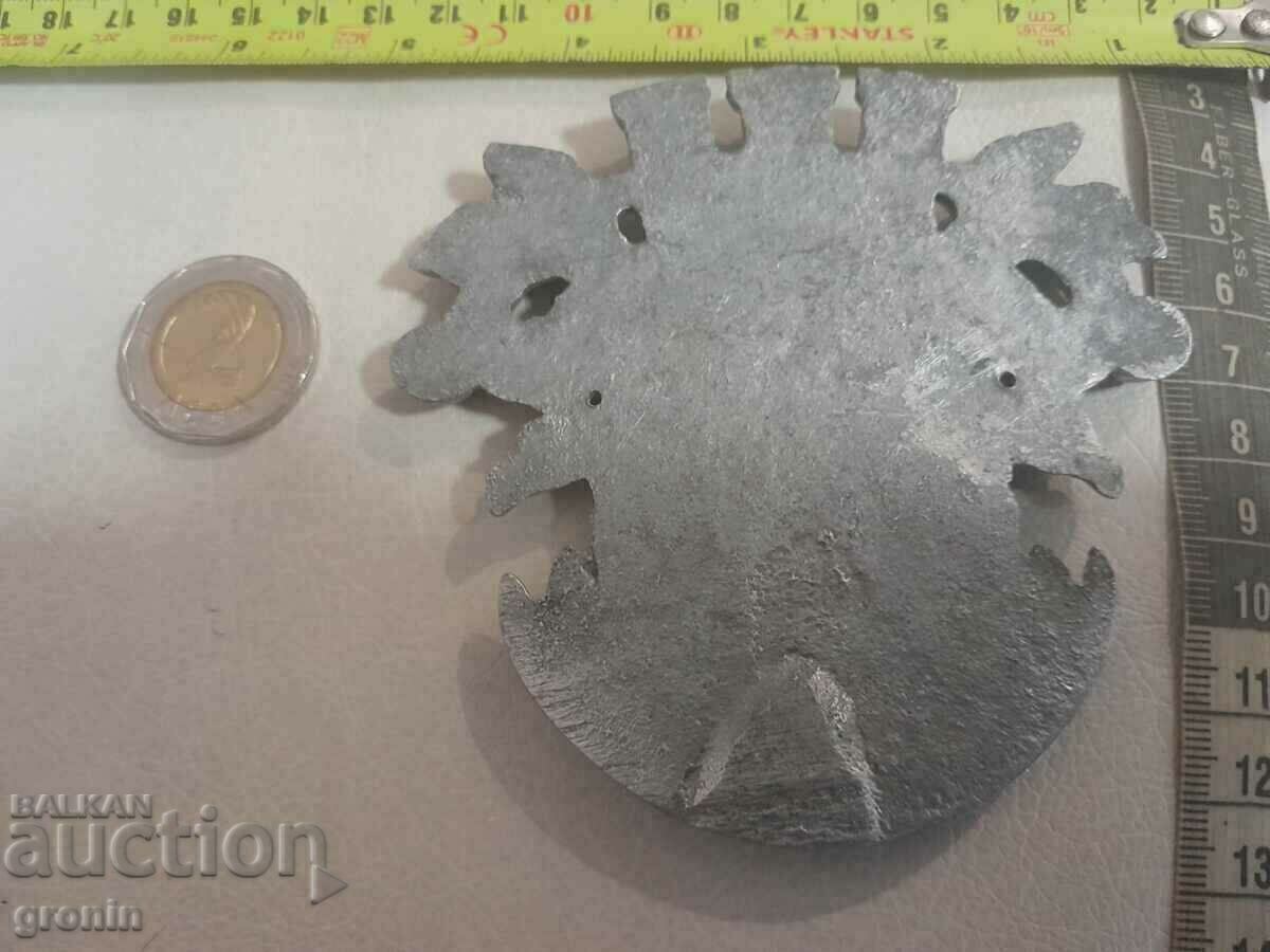 Old coat of arms, fortress, tsam, pewter - 6 Old coat of arms, fortress, tsam, pewter - 6