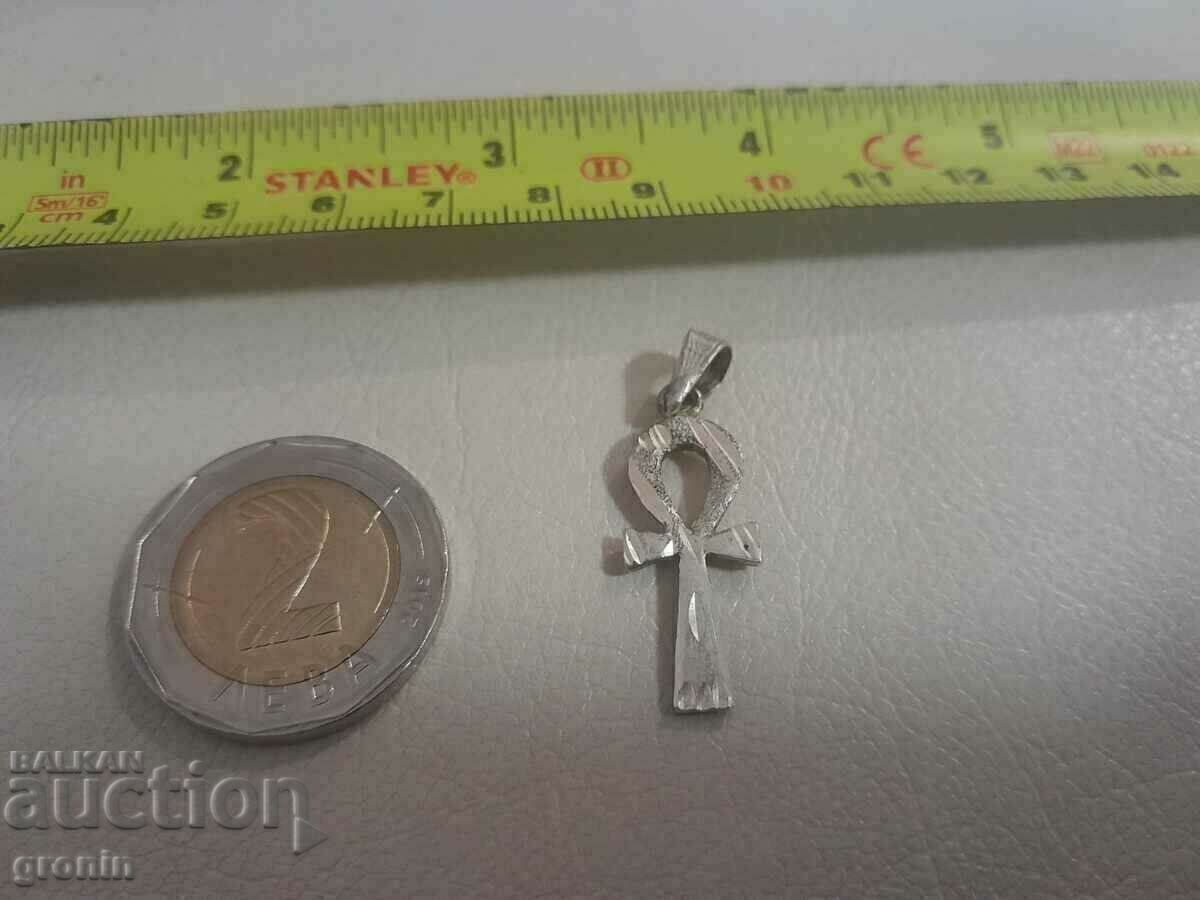 Auction  Old Cross ankh, Egypt, silver, marking