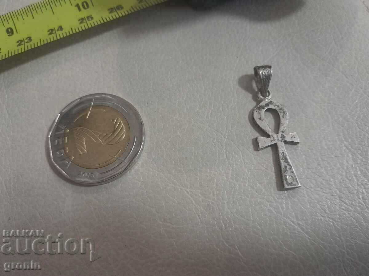 Delivery of Old Cross ankh, Egypt, silver, marking