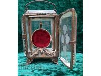 Rară cutie franțuzească pentru ceasuri de buzunar, secolul al XIX-lea.