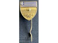 36295 Гърция знак Гръцка федерация волейбол 1970г. Произведе