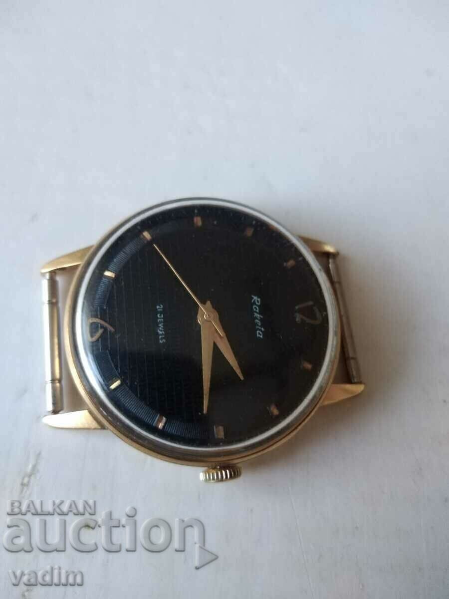 Auction Raketa AU 20 gold plating Works Auction Raketa AU 20 gold plating Works