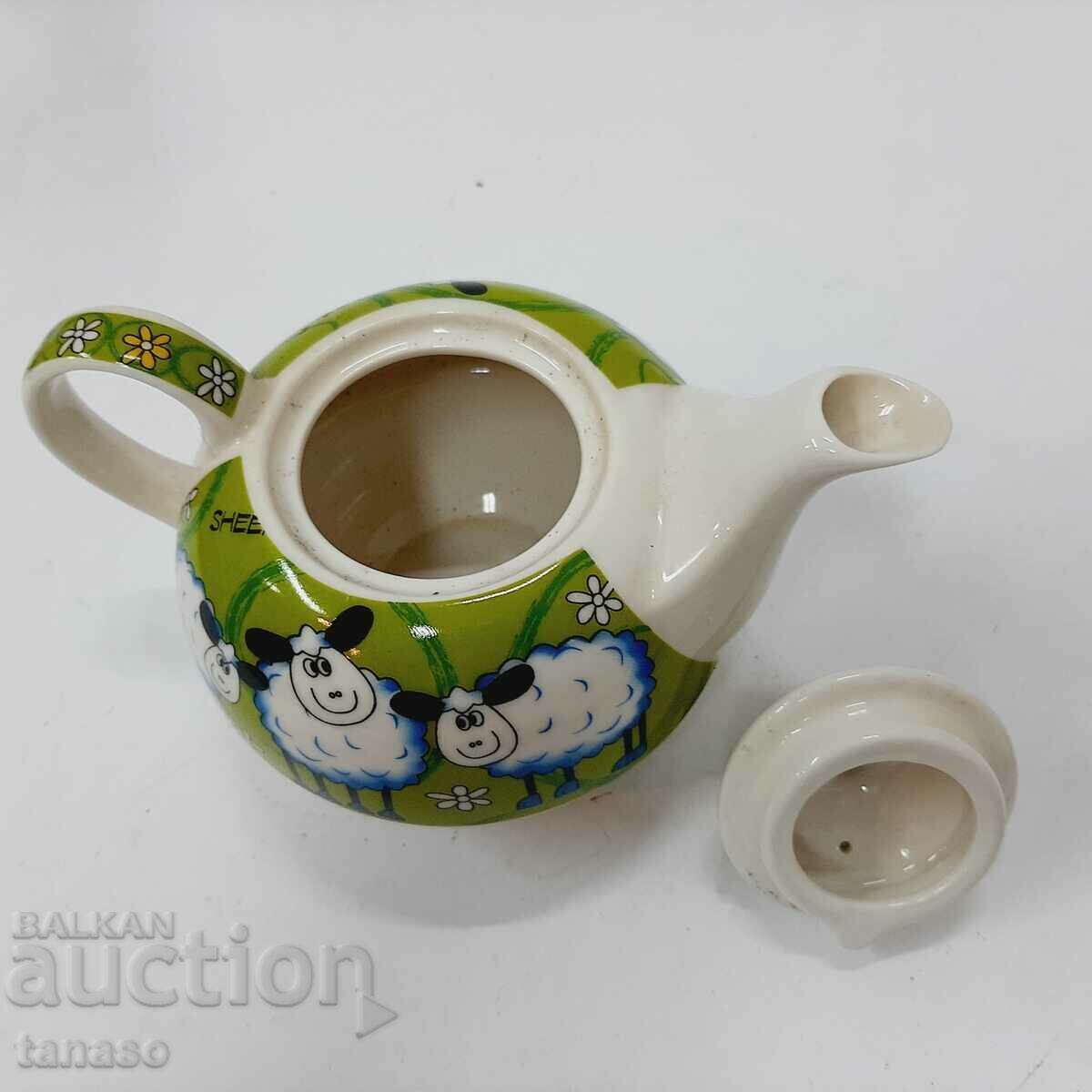 Wisen porcelain teapot, Germany(7.4) - 6