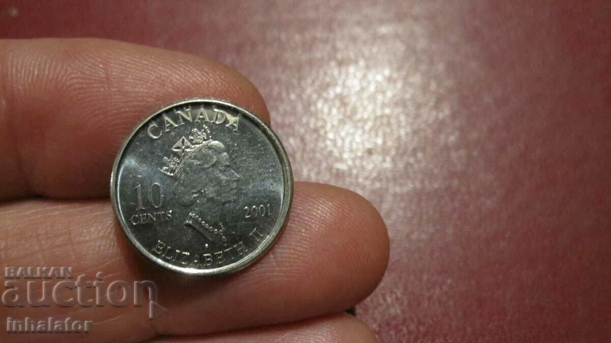 Καναδάς Ιωβηλαίο 10 σεντ 2001