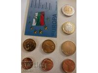 Trial Euro coin set 2011. With the Mask