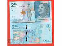 COLOMBIA COLUMBIA 2000 Peso issue issue 2015 NEW UNC