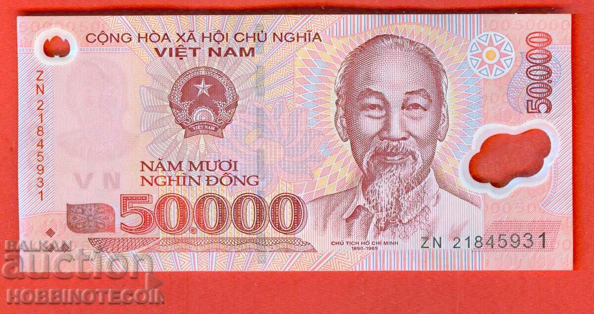VIETNAM VIET NAM 50,000 Dong issue 2009 2021 POLYMER VIETNAM VIET NAM 50,000 Dong issue 2009 2021 POLYMER
