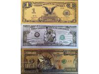 Сувенирни банкноти Gold 999
