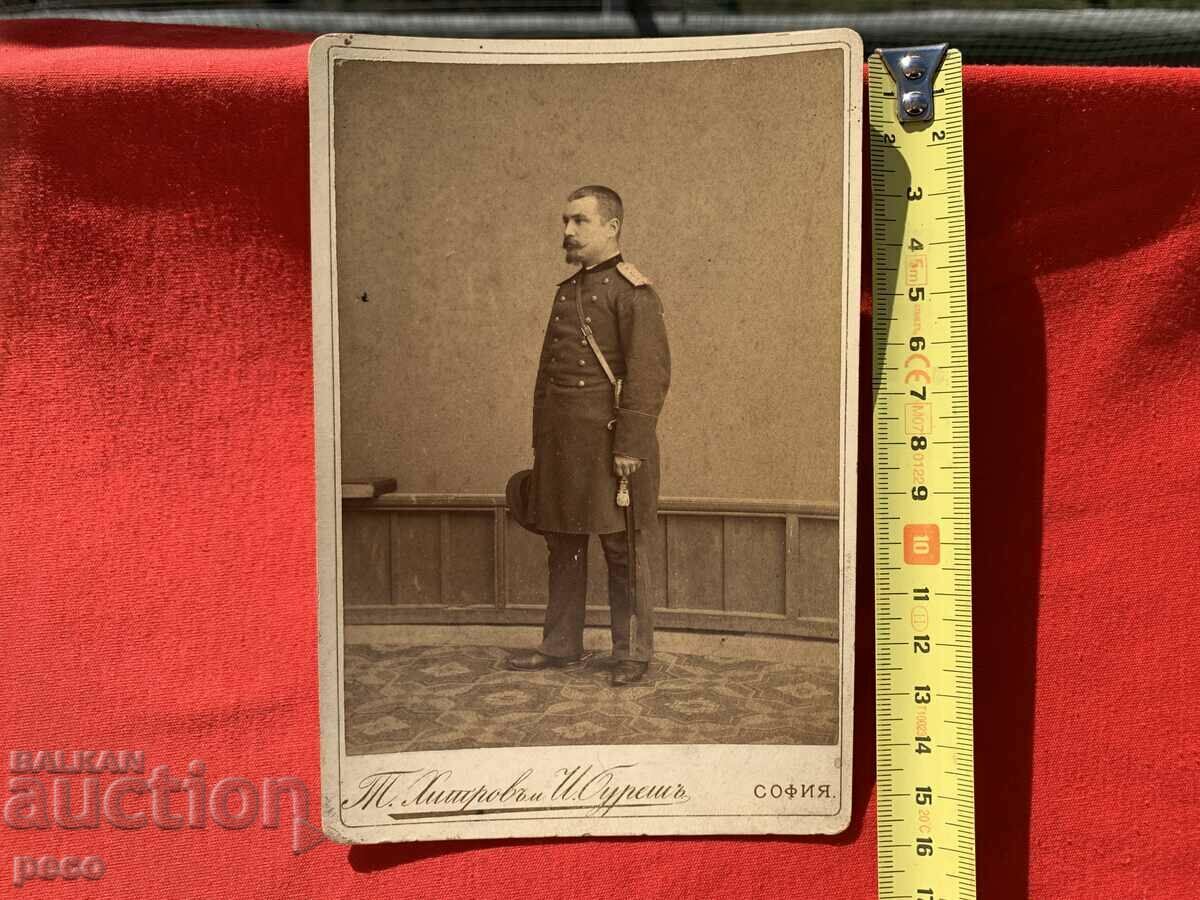 Auction Military T. Hitrov and Buresh old photo Auction Military T. Hitrov and Buresh old photo