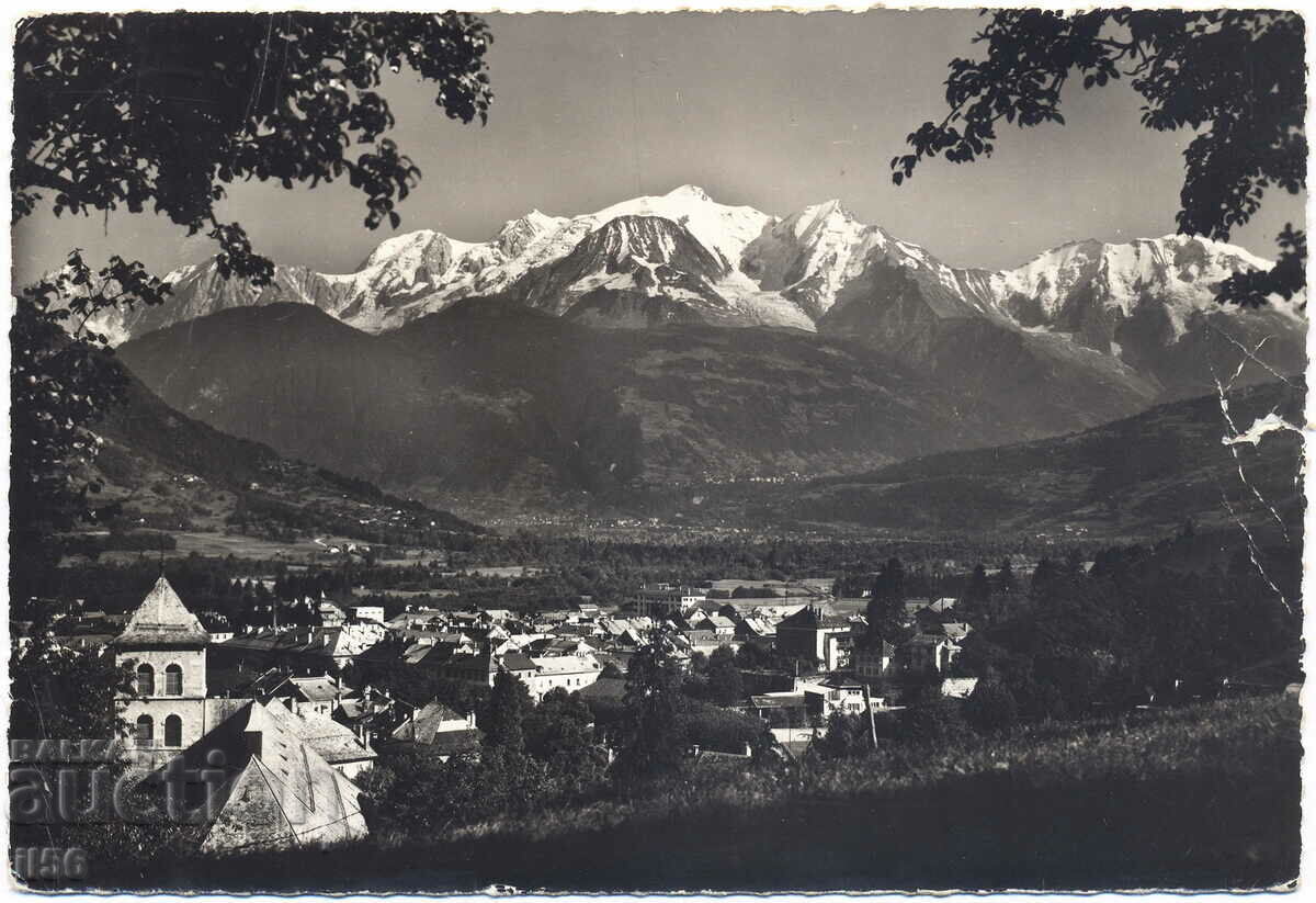 PK - Franța - Haute-Savoie - Salanche - vedere generală - 1960