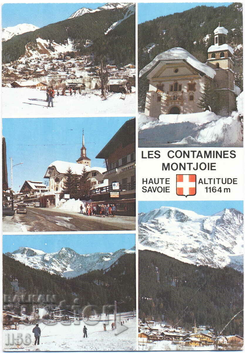 Franta - Savoia - Les Contamines-Montjoie - statiune - 1984