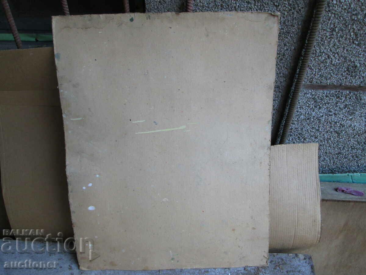 OIL PAINTING ON CARDBOARD ATANAS IVANCHEV - 5 OIL PAINTING ON CARDBOARD ATANAS IVANCHEV - 5