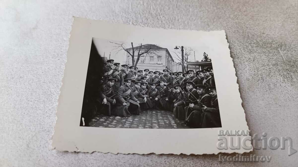 Fotografie Sofia Knyazhevo Ofițeri și soldați în primul martie 1938