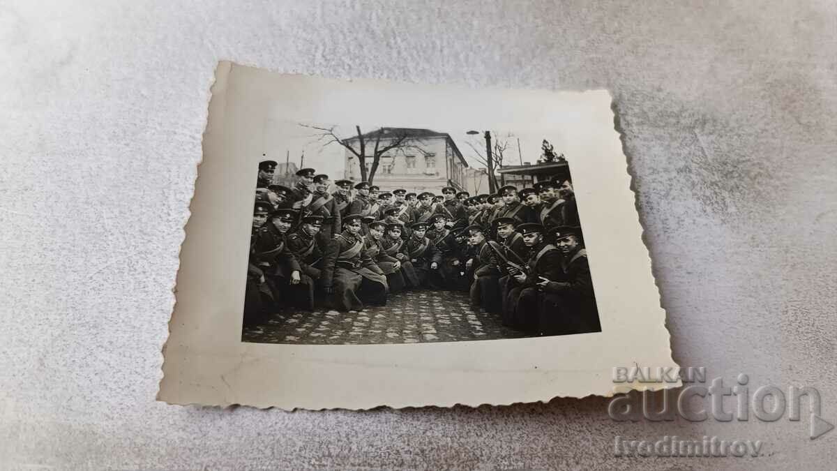 Снимка София Княжево Офицери и войници на първи поход 1938