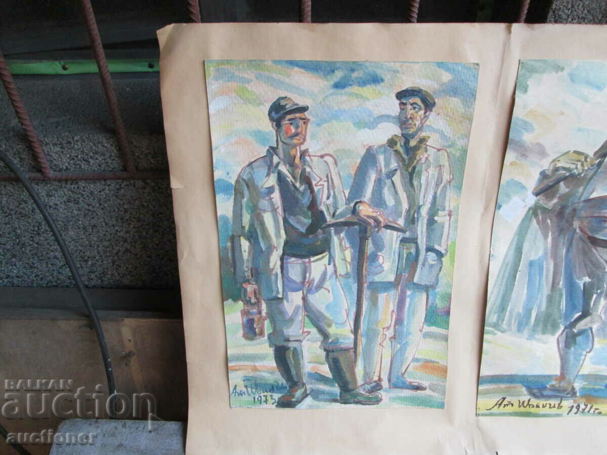 Ακουαρέλα ΑΤΑΝΑΣ ΙΒΑΝΤΣΕΦ-2 ΑΡΙΘΜΟΙ με τιμή 150.00 BGN | € 76.69