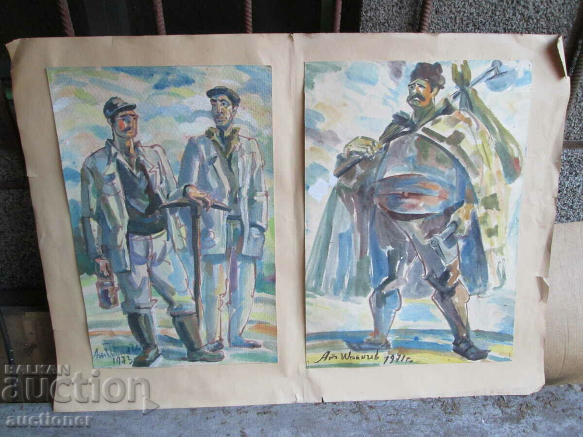 Ακουαρέλα ΑΤΑΝΑΣ ΙΒΑΝΤΣΕΦ-2 ΑΡΙΘΜΟΙ - 7