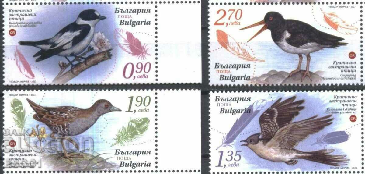 Pure Stamps Fauna Endangered Birds 2023 from Bulgaria