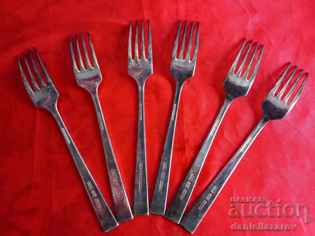 Auction Unique English SHEFFIELD SILVER PLATED Forks Auction Unique English SHEFFIELD SILVER PLATED Forks