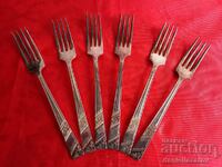 Unique English SHEFFIELD SILVER PLATED Forks