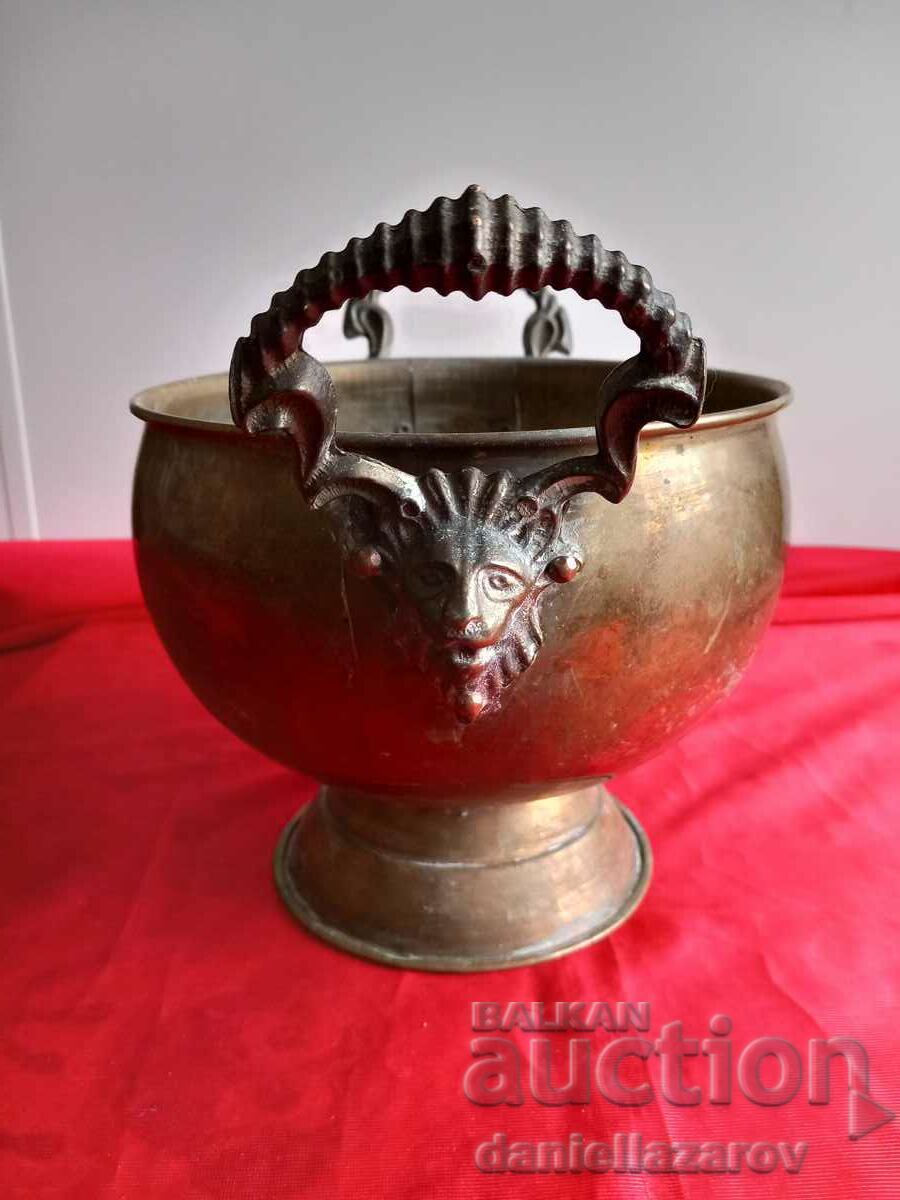 Old Bronze BAROQUE Dish, Pot