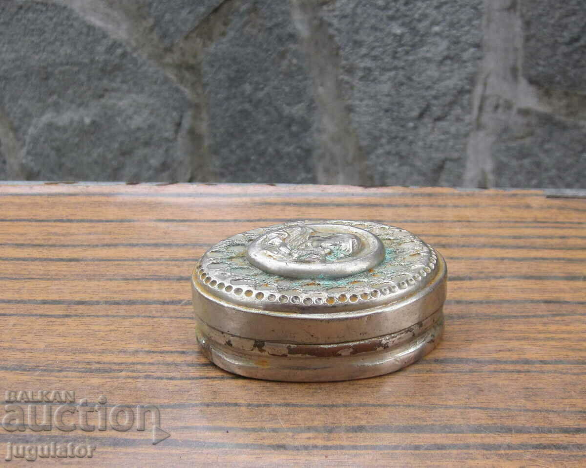 Livrarea veche cutie religioasă bulgară cu Maica Domnului Livrarea veche cutie religioasă bulgară cu Maica Domnului