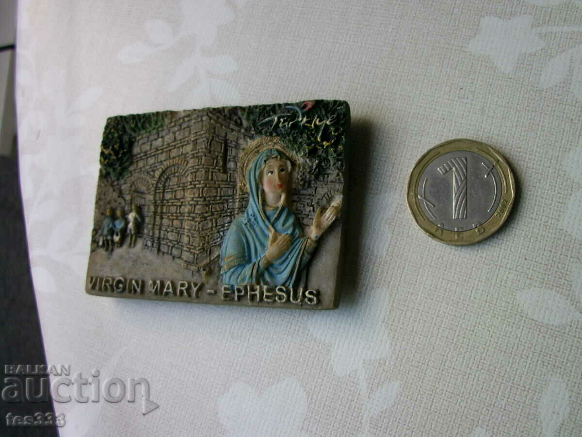 Licitație Magnet pentru frigider Fecioara Maria Efes Licitație Magnet pentru frigider Fecioara Maria Efes