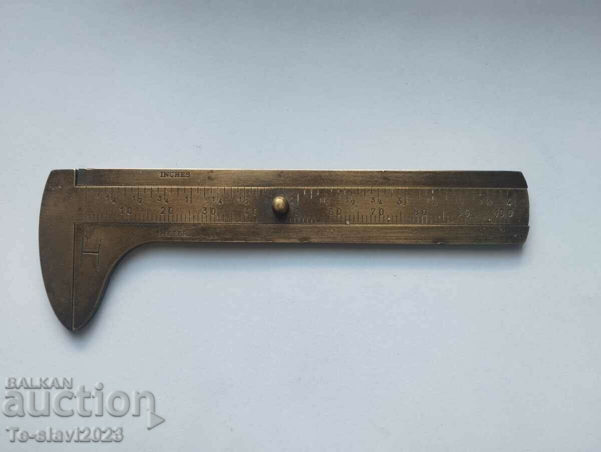 1900 г Стар бронзов шублер -инструмент