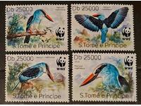 Sao Tome 2014 WWF Πανίδα/Πουλιά €7 MNH