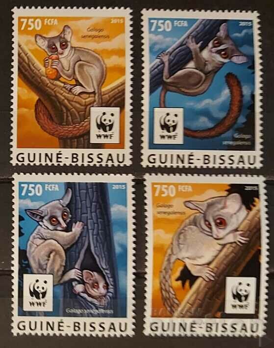 Guineea Bissau 2015 WWF Fauna/galago senegalez 8€ MNH