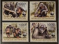 CAR 2012 WWF Fauna/Maimuțe 12€ MNH
