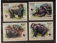 CAR 2015 WWF Fauna/Monkeys/Gorillas 10€ MNH
