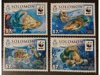 Solomon Islands 2015 WWF Fauna/Fish €4 MNH