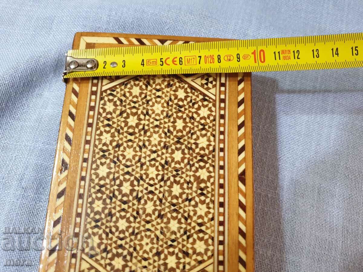 Cutie de bijuterii din lemn incrustat și exotic - 5 Cutie de bijuterii din lemn incrustat și exotic - 5