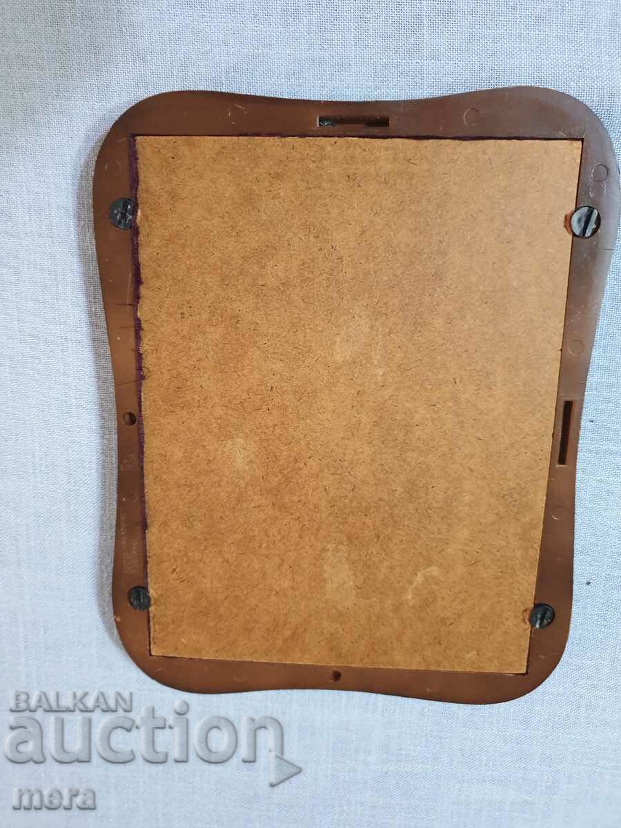 Fine Brussels lace cross framed under glass - 6 Fine Brussels lace cross framed under glass - 6