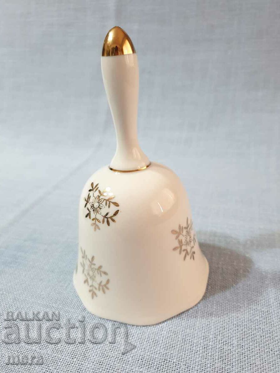 Porcelain bell with 24 carat gold plating with price 35.00 BGN | € 17.90