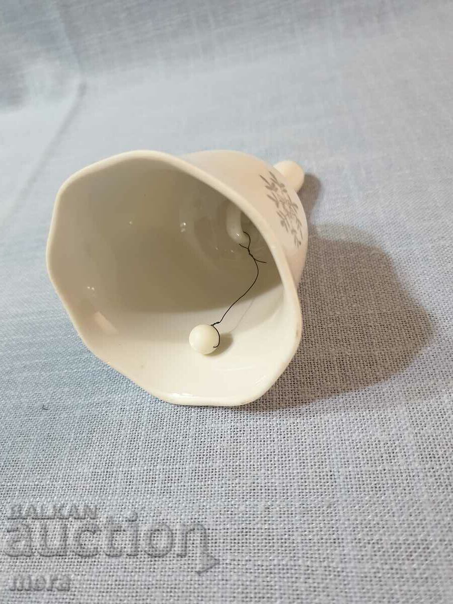 Porcelain bell with 24 carat gold plating - 5