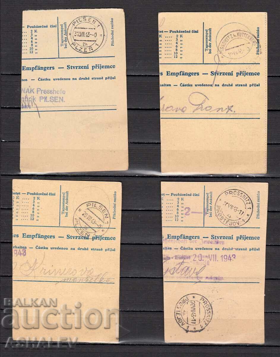 4 Pack Maps German Occupation of Bohemia and Moravia 1943 with price 15.00 BGN | € 7.67 4 Pack Maps German Occupation of Bohemia and Moravia 1943 with price 15.00 BGN | € 7.67