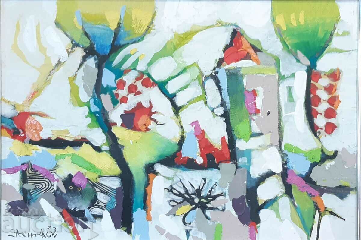 Auction Painting by Ivan Yakhnadzhiev Landscape 14 oil paints Auction Painting by Ivan Yakhnadzhiev Landscape 14 oil paints