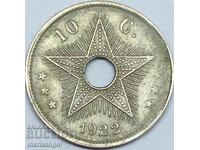 Congo Belgian 1922 10 centimes