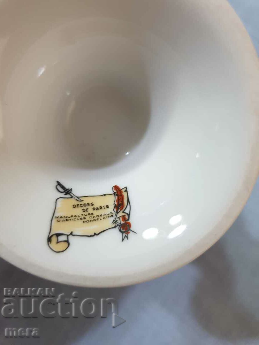 Vintage French Porcelain Cups Decors de Paris - 6 Vintage French Porcelain Cups Decors de Paris - 6