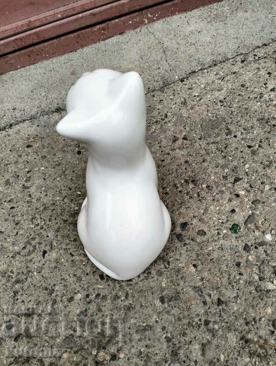 Auction Porcelain cat Auction Porcelain cat