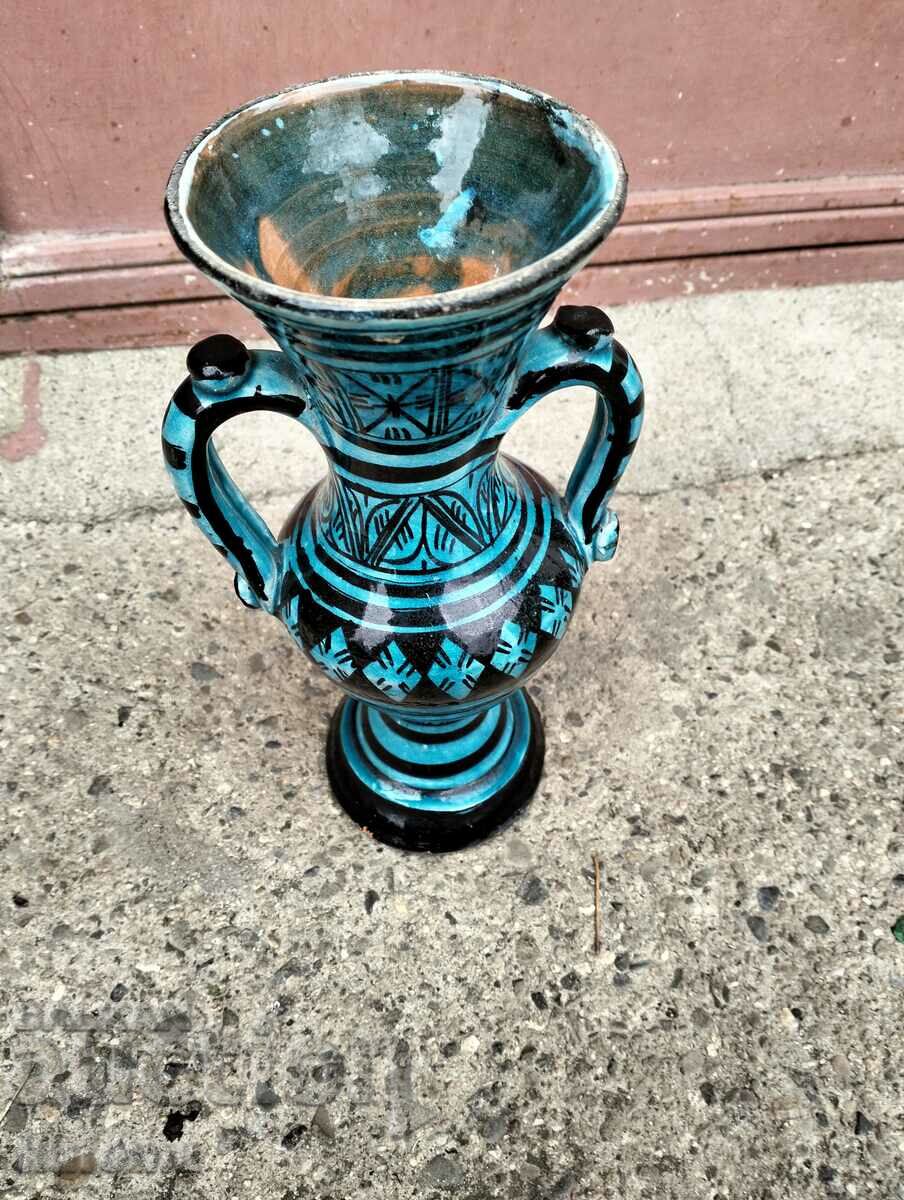 Moroccan porcelain vase