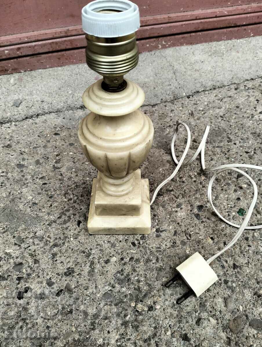 Antique marble lamp