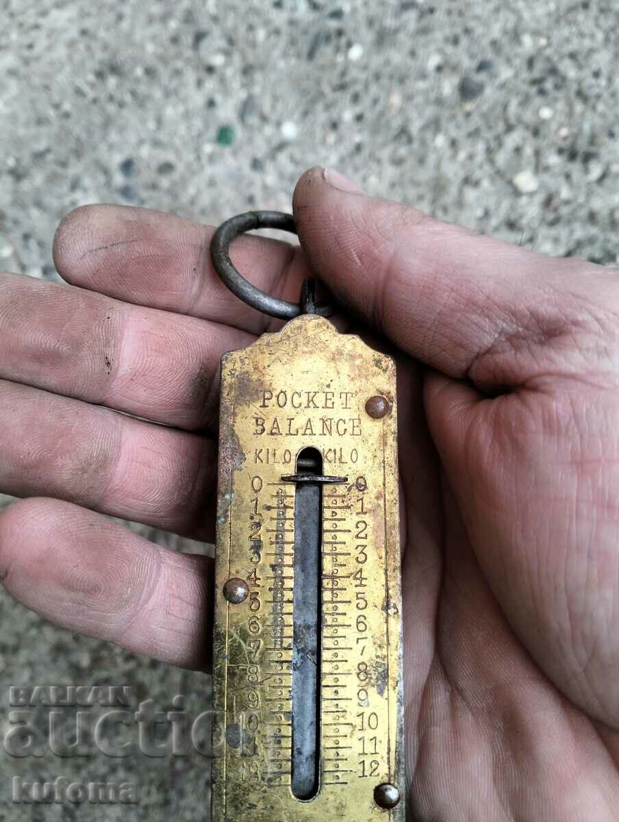 Old German hand scale with price 19.99 BGN | € 10.22 Old German hand scale with price 19.99 BGN | € 10.22